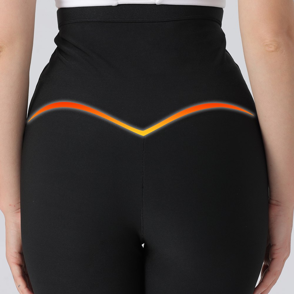 Sauna Sweat Pants for Women High Waist Compression Slimming Leggings Workout Hot Thermo Pant with Adjustable hook-and-eye closures