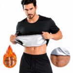 vest-top-tshirt-jacket-bra-tank Sauna Shirt for Men - Heat Trapping Sweat Vest, Sauna Suit For Men, Compression Workout Sweat Suit for Gym, Workouts