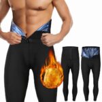 vest-top-tshirt-jacket-bra-tank Sauna Pants for Men High Waist Sauna Sweat Leggings Compression Workout Legging Sauna Suit