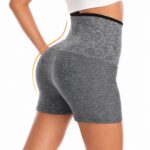 legging-shorts-capri-pant Sauna Sweat Shorts Pants Compression Workout Gym Exercise Waist Trainer Body Shaper Thighs Tummy Control