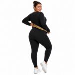 suits set Sauna Sweat Suit for Plus Size Women/Men Exercise Weight Loss Gym Fitness Workout