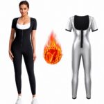 suits set Sauna Jumpsuit Women Full Body Sauna Sweat Suit Waist Trainer for Women Belly Fat Sauna Shirt for Working Out