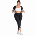 suits set Sauna Jumpsuit Women Full Body Sauna Sweat Suit Waist Trainer for Women Belly Fat Sauna Shirt for Working Out