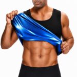 vest-top-tshirt-jacket-bra-tank Men's Heat Trapping Pullover Sweat Enhancing Vest - Sauna Suit Shirt Compression Vest Shapewear Top for Gym Exercise