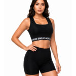 vest-top-tshirt-jacket-bra-tank Women's Sauna Racerback Sports Bras - Waist Trainer Vest High Impact Workout Gym Activewear Bra