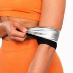 waist trimmer/ tummy control trimmer Sauna shape Women's Arm Trimmers, Sauna Arm Shaper Compression Sweat Bands, Slimming Arm Band, 2 Pack