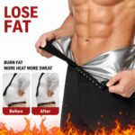 vest-top-tshirt-jacket-bra-tank Sauna Pants for Men High Waist Sauna Sweat Leggings Compression Workout Legging Sauna Suit