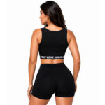 vest-top-tshirt-jacket-bra-tank Women's Sauna Racerback Sports Bras - Waist Trainer Vest High Impact Workout Gym Activewear Bra