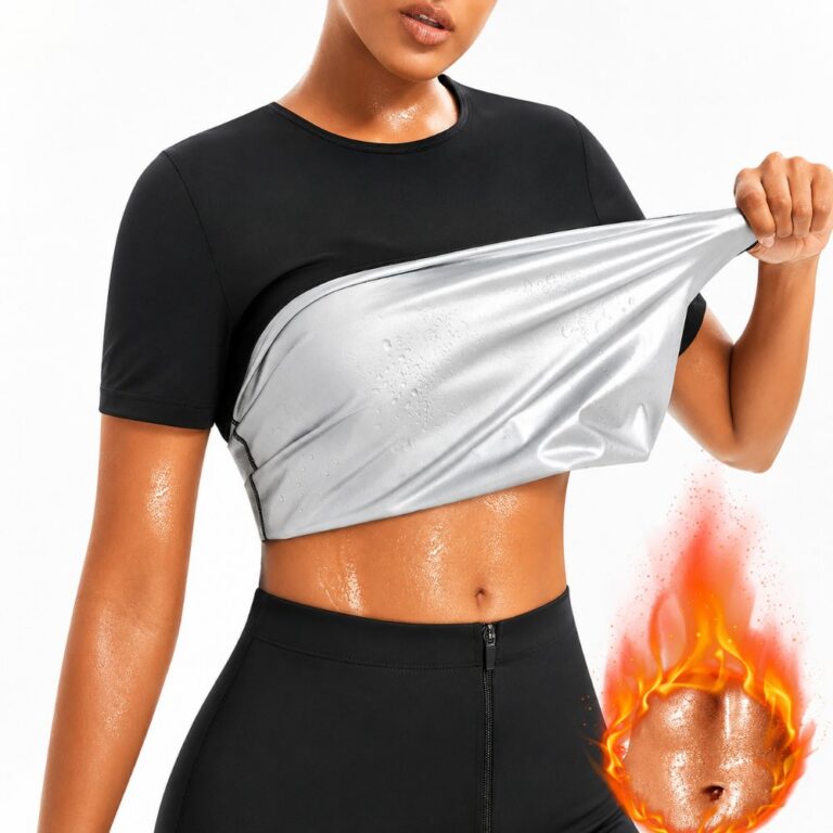 vest-top-tshirt-jacket-bra-tank Women's Heat Trapping Sauna Shirt - Sweat Vest Compression Shapewear - Sauna Suit Top - Sweat More & Look Great