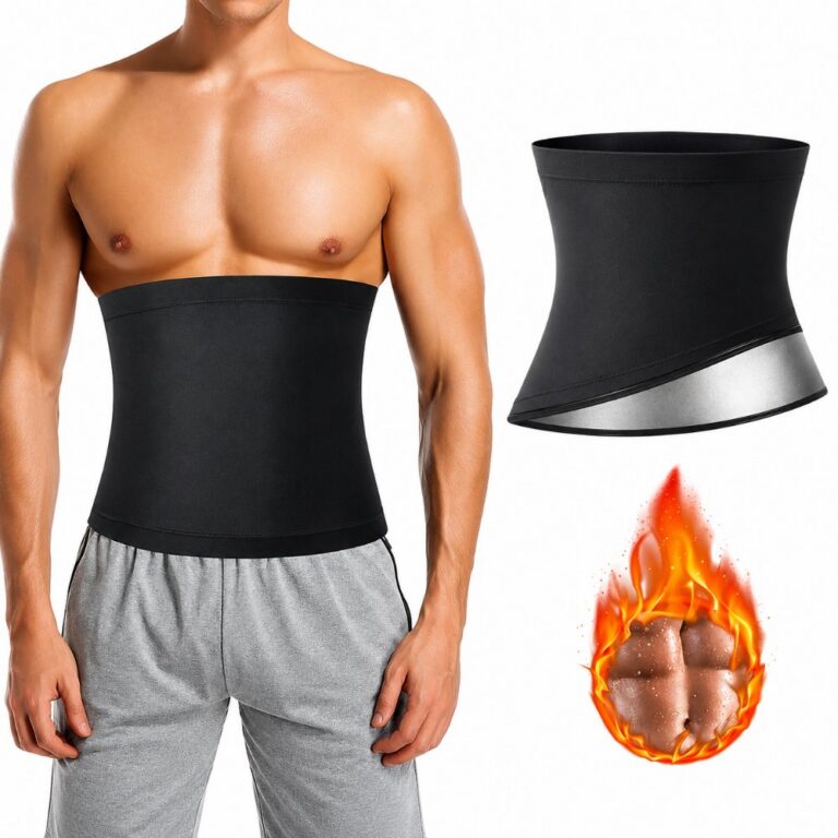 waist trimmer-tummy control trimmer Waist Trainer Trimmer Sweat Belt Band for Men Lower Belly Fat Sauna Slimming Belt Suit Workout