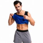 vest-top-tshirt-jacket-bra-tank Men's Heat Trapping Pullover Sweat Enhancing Vest - Sauna Suit Shirt Compression Vest Shapewear Top for Gym Exercise