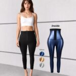 vest/ top/ tshirt/ jacket/ bra/ tank Sauna Sweat Pants for Women High Waist Compression Slimming Leggings Workout Hot Thermo Pant with Adjustable hook-and-eye closures
