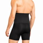 legging-shorts-capri-pant Sauna Short Pants for Men Sweat Sauna Suit Compression shorts Tummy Control Shapewear High Waisted