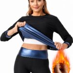 suits set Sauna Sweat Suit Shapewear Top Trainer Workout Body Shaper Sweatsuit Long Sleeve Shirt Women