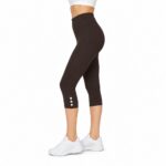 legging-shorts-capri-pant Capri Leggings for Women - High Waisted Capris Tummy Control Yoga Pants with Pockets Workout Cycling Tights