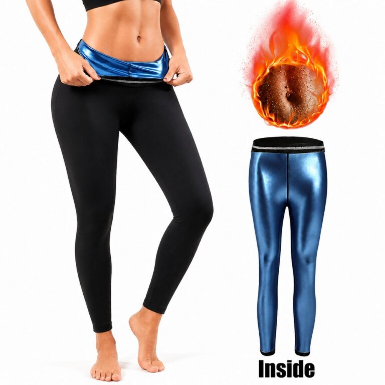 legging-shorts-capri-pant Sauna Sweat Pant for Women Sweat Waist Trainer Control Sauna Suit Workout Legging