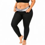 legging-shorts-capri-pant Sauna Sweat Pant for Women Sweat Waist Trainer Control Sauna Suit Workout Legging