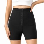 suits set Women Sauna Sweat Suit Set, Short Sleeve Sauna Top + High Waist Sauna Shorts Workout Body Shaper for Fitness Exercise